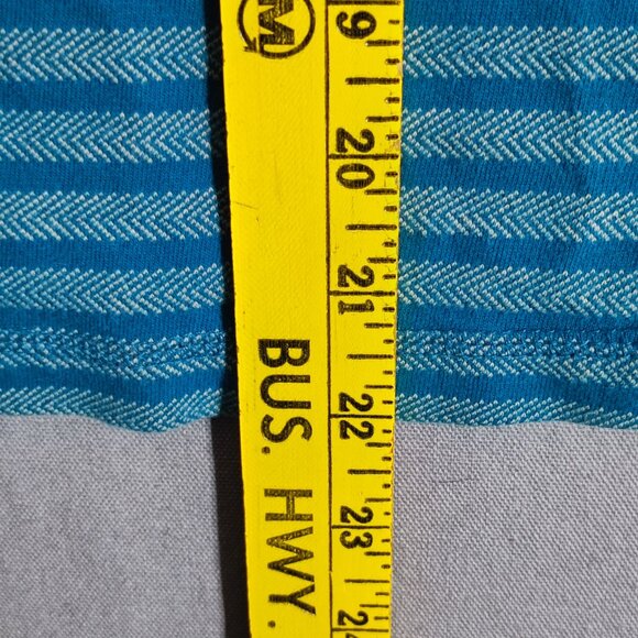 Tony Hawk skatboarder pullover hoodie boys size XL (14-16) blue stripes pattern - Picture 9 of 9